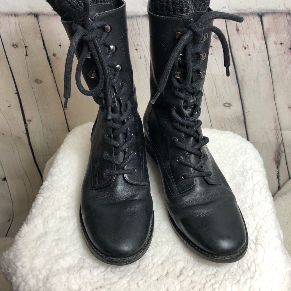 Marc Fisher Combat Style Boots Size 8 - Picture 5 of 10